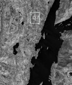 [IKONOS Satellite Image of Bolton Landing, NY.  Click to enlarge.]