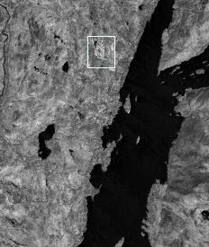 [IKONOS Satellite Image of Bolton Landing, NY.  Click to enlarge.]