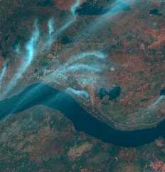 [Landsat 7color composite.Click to enlarge.]